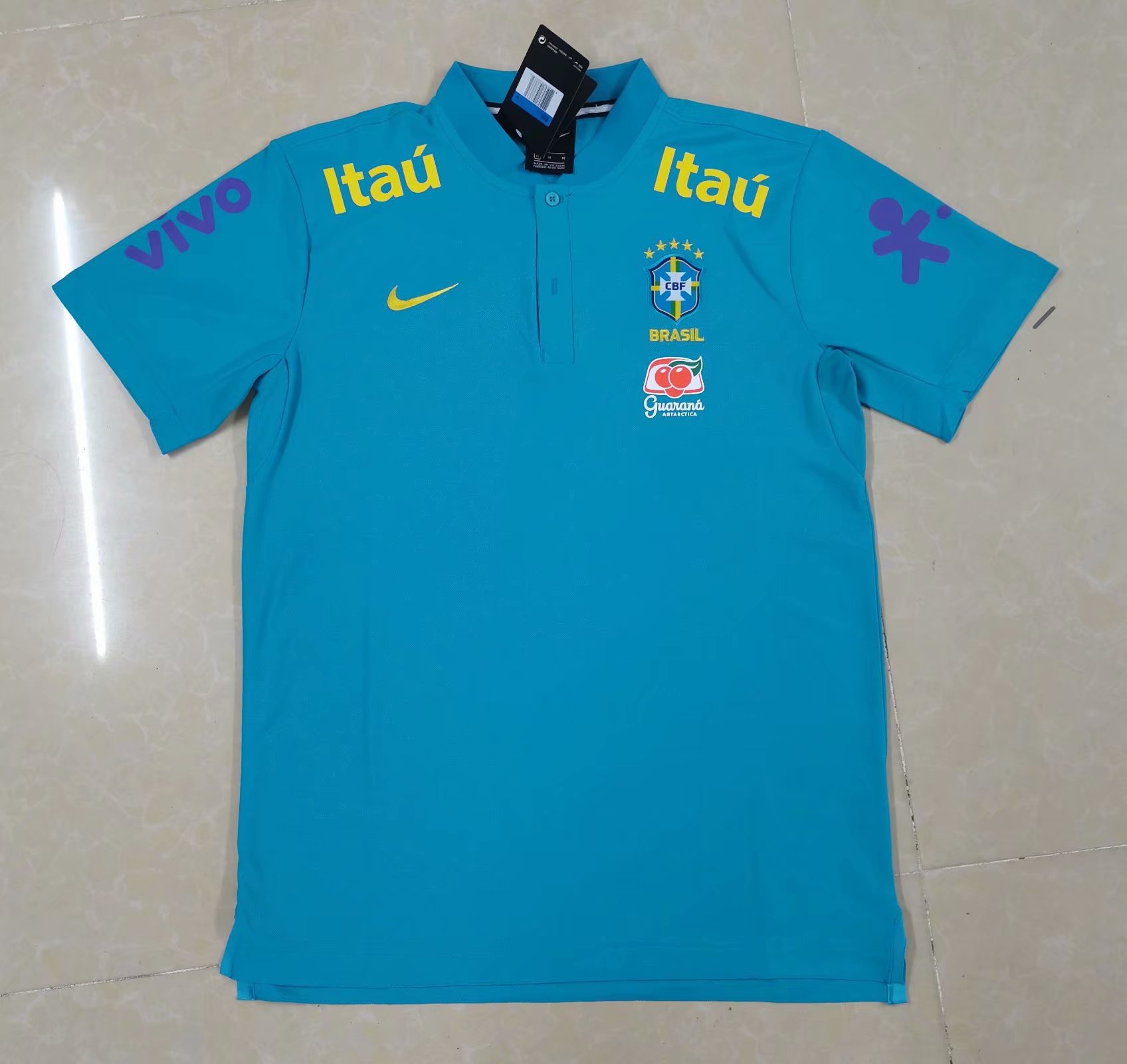 Retro Version Brazil Green Thailand Soccer Jersey AAA-710/320