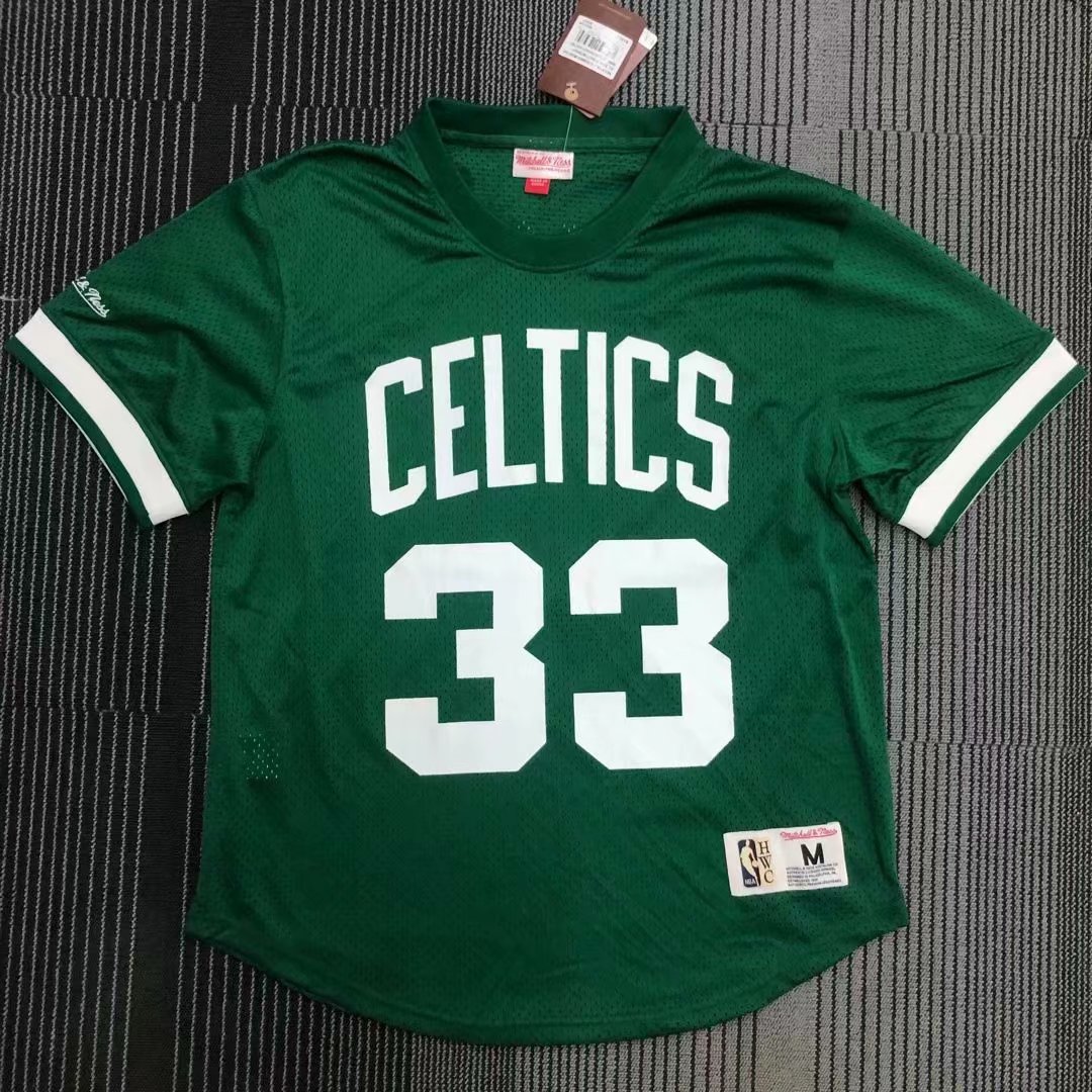 NBA Boston Celtics Green #33 T-Shirts-311