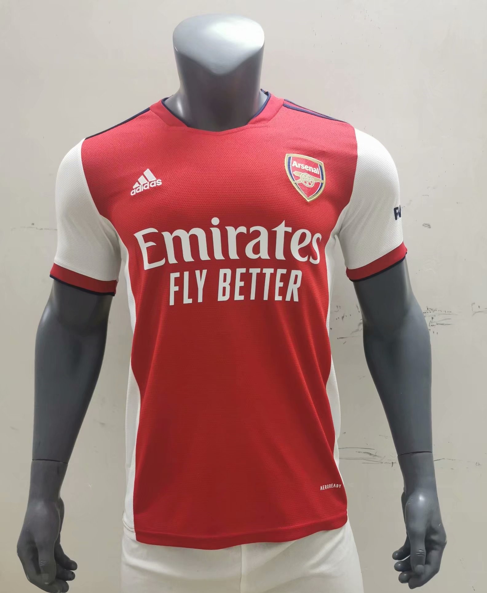 2021-22 Arsenal Home Red Thailand Soccer Jersey AAA-416