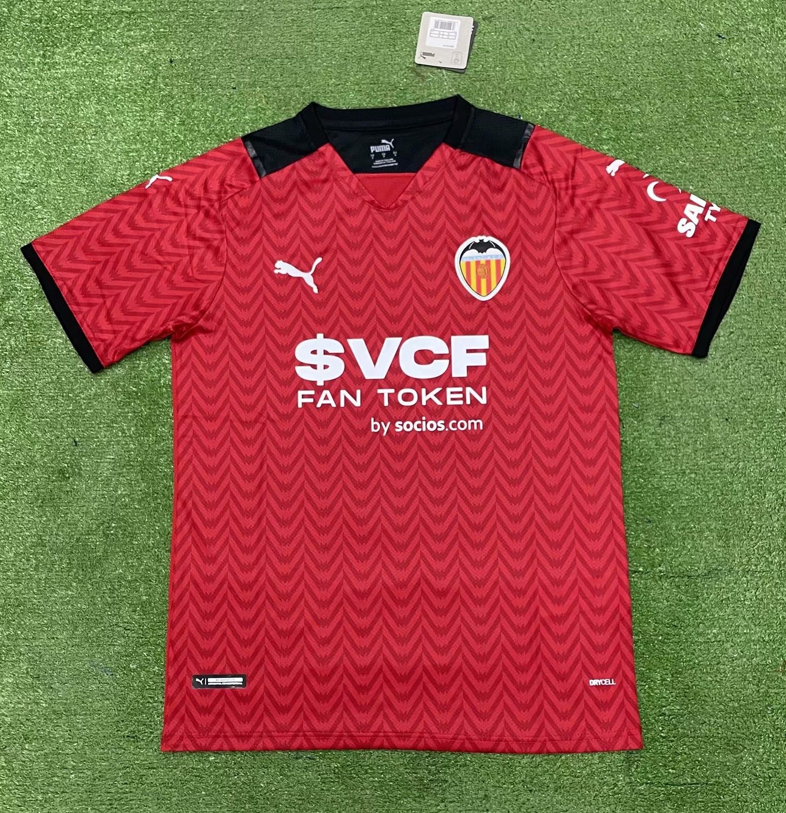2021/22 Valencia Home Red Thailand Soccer Jersey AAA-320