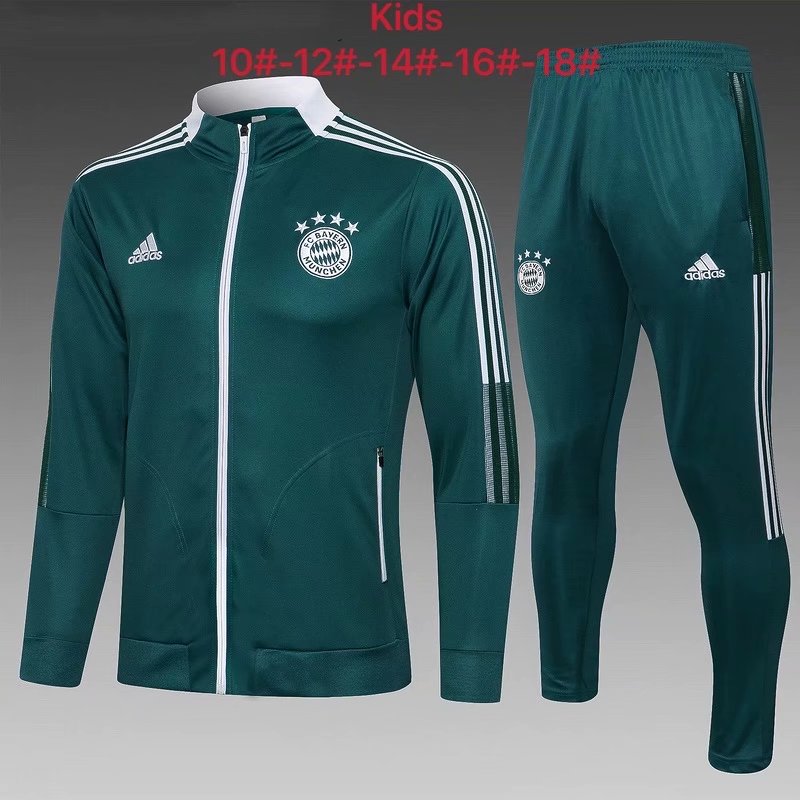 2021/22 Bayern München Dark Blue Kids/Youth Soccer Jacket Uniform-815