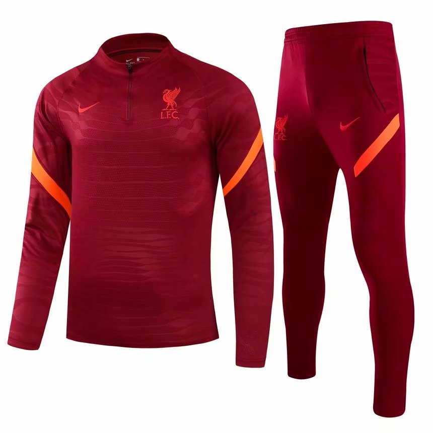 Player Version 2021-22 Liverpool Red Thailand Tracksuit Uniform-GDP