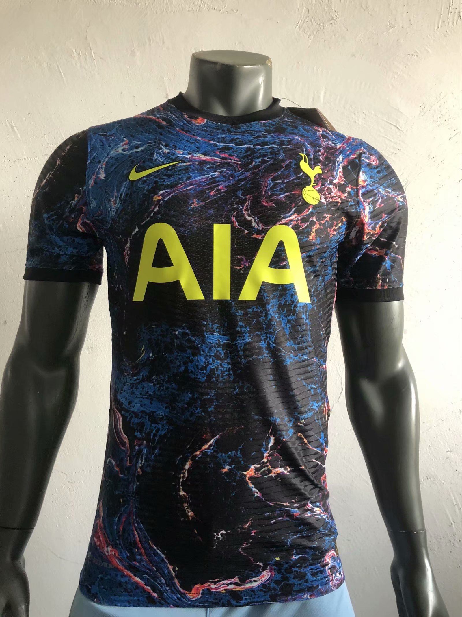 With Adv Player Version 2021-22 Tottenham Hotspur Blue & Purple Thailand Soccer Jersey AAA-703