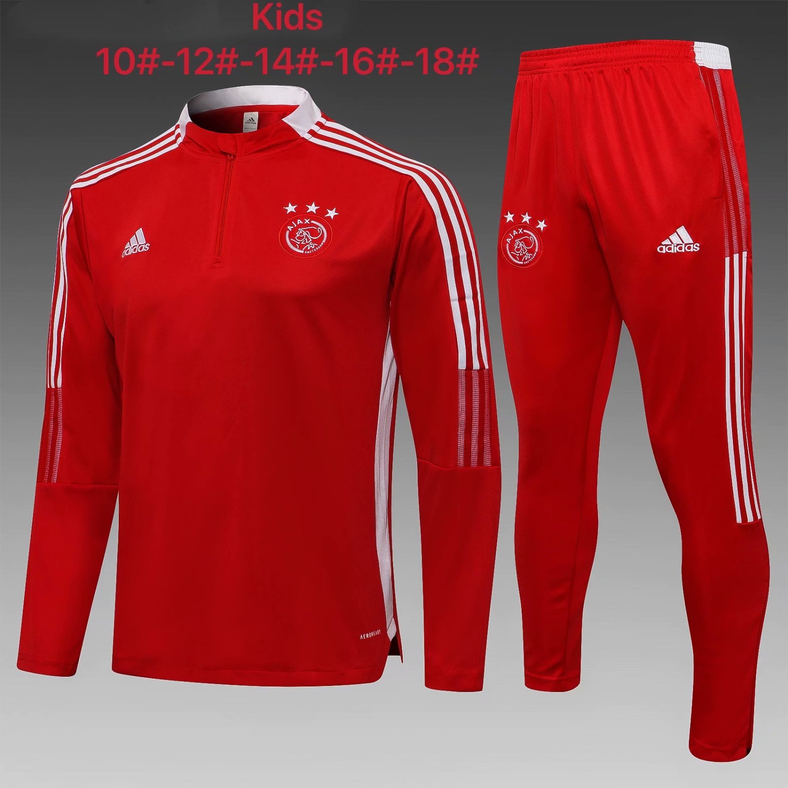 2021/22 Ajax Red Kids/Youth Tracksuit Uniform-815