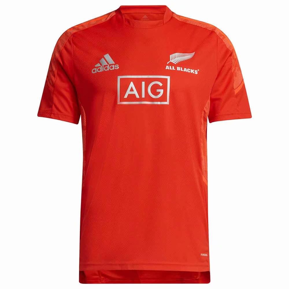 All Black Red Thailand Rugby Shirts-805