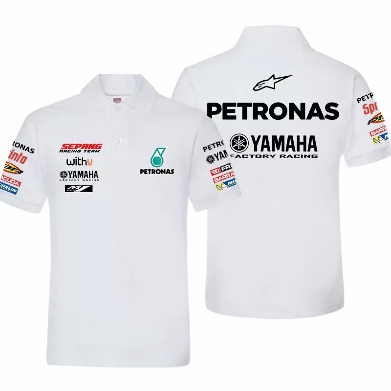 2020-2021 YAMAH(A) White Formula One Racing Shirts-805