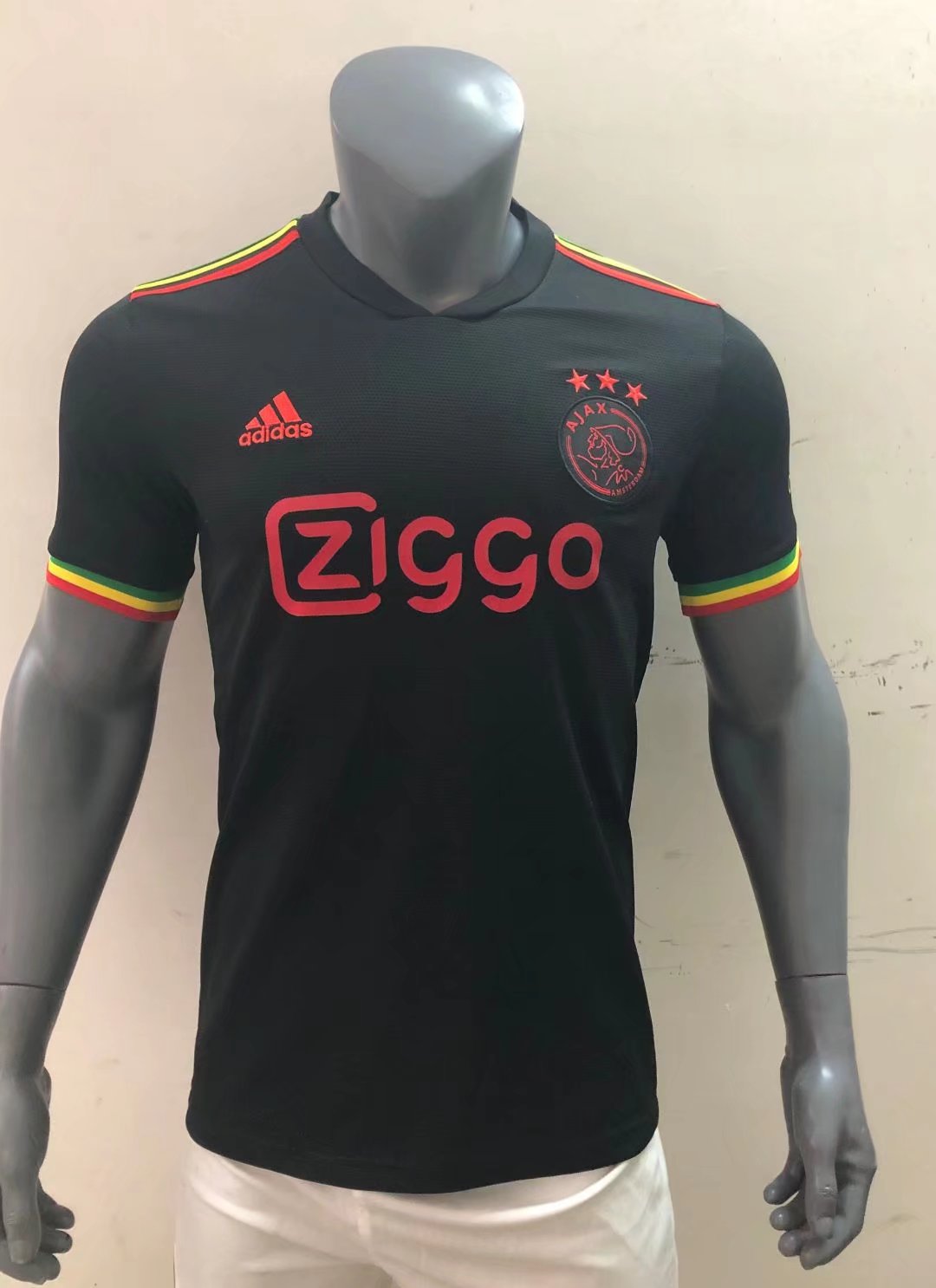 2021-22 Ajax 3rd Away Black Thailand Soccer Jersey AAA-416