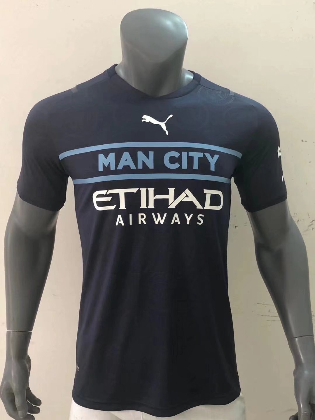 2021/2022 Manchester City 2nd Royal Blue Thailand Soccer jersey AAA-416