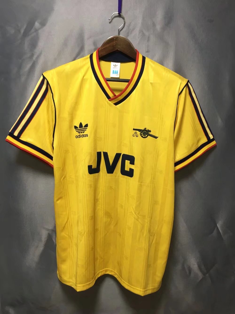 86-88 Retro Version Arsenal Away Yellow Thailand Soccer Jersey AAA-811/905