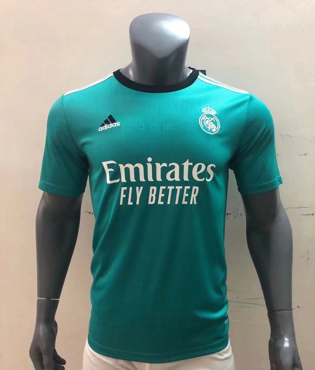 2021-22 Real Madrid 2nd Away Green Thailand Soccer Jersey AAA-408