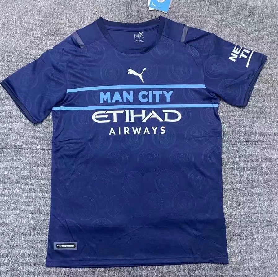2021/2022 Manchester City 2nd Royal Blue Thailand soccer jersey AAA-305/715