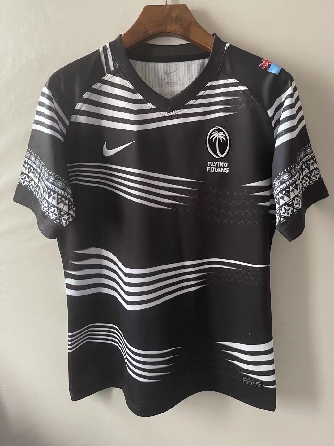 2021-2022 Fiji Home Black Thailand Rugby Shirts-805