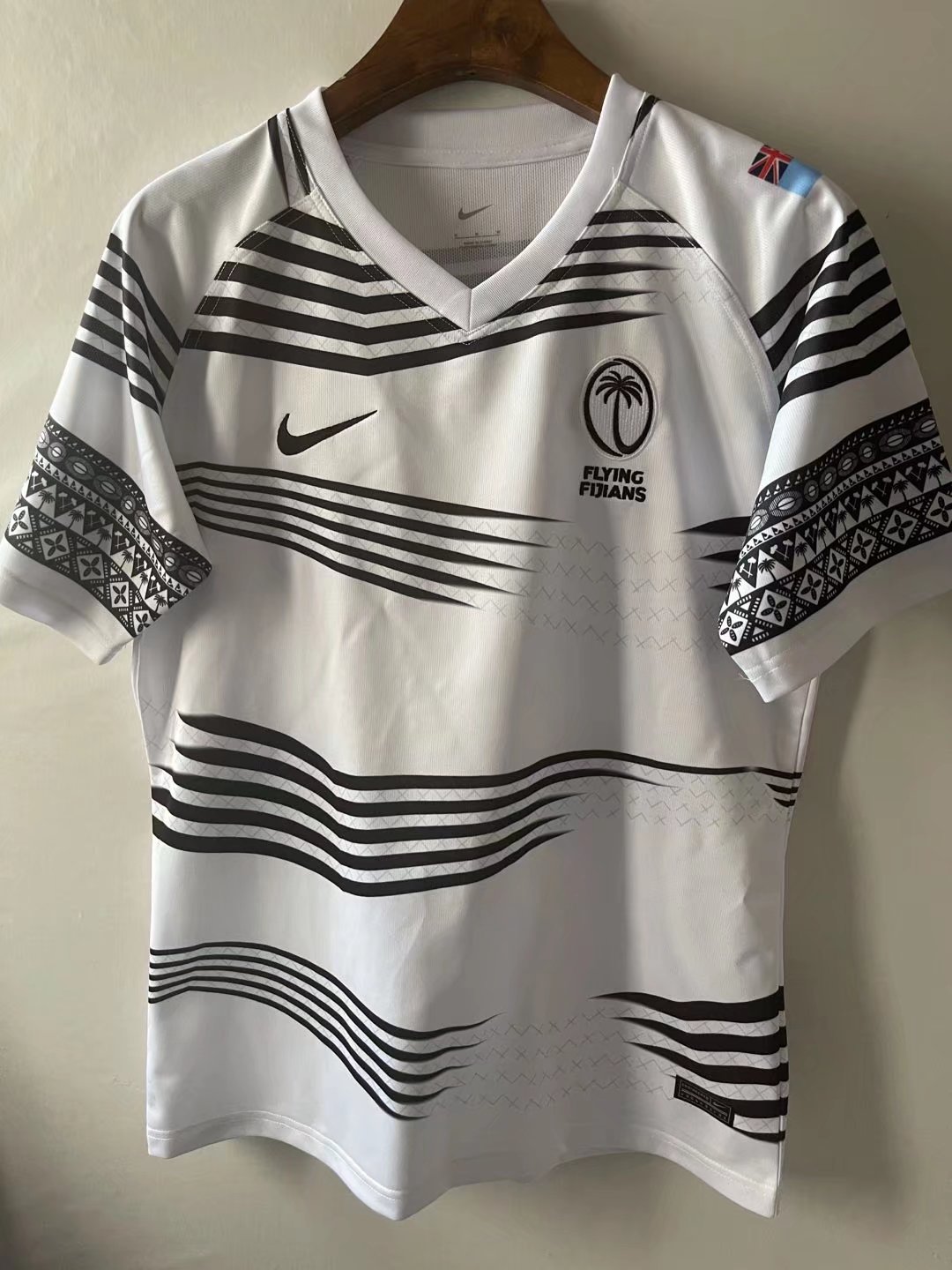 2021-2022 Fiji Away White Thailand Rugby Shirts-805