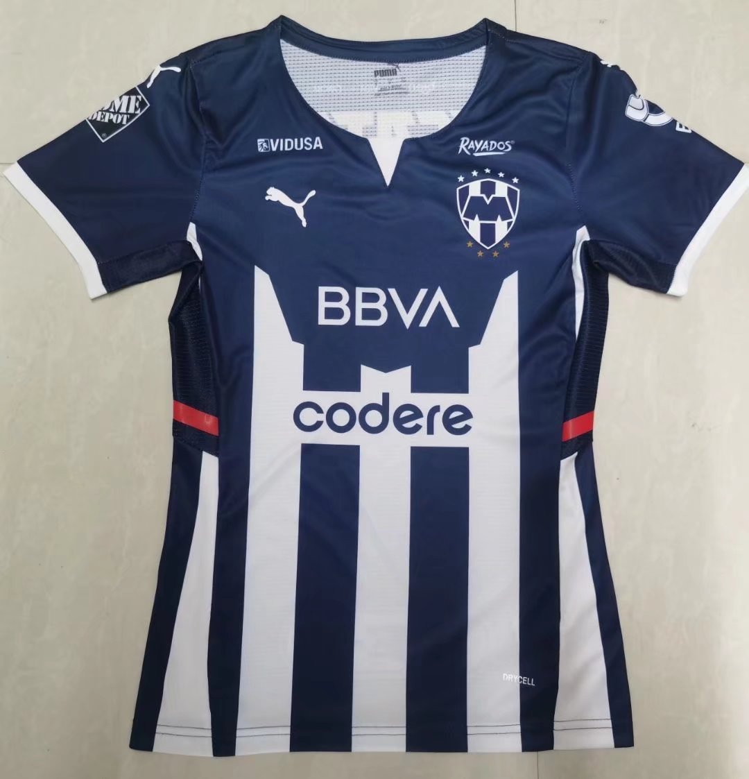 2021/22 Monterrey Home Blue Thailand Female Soccer Jersey AAA-912