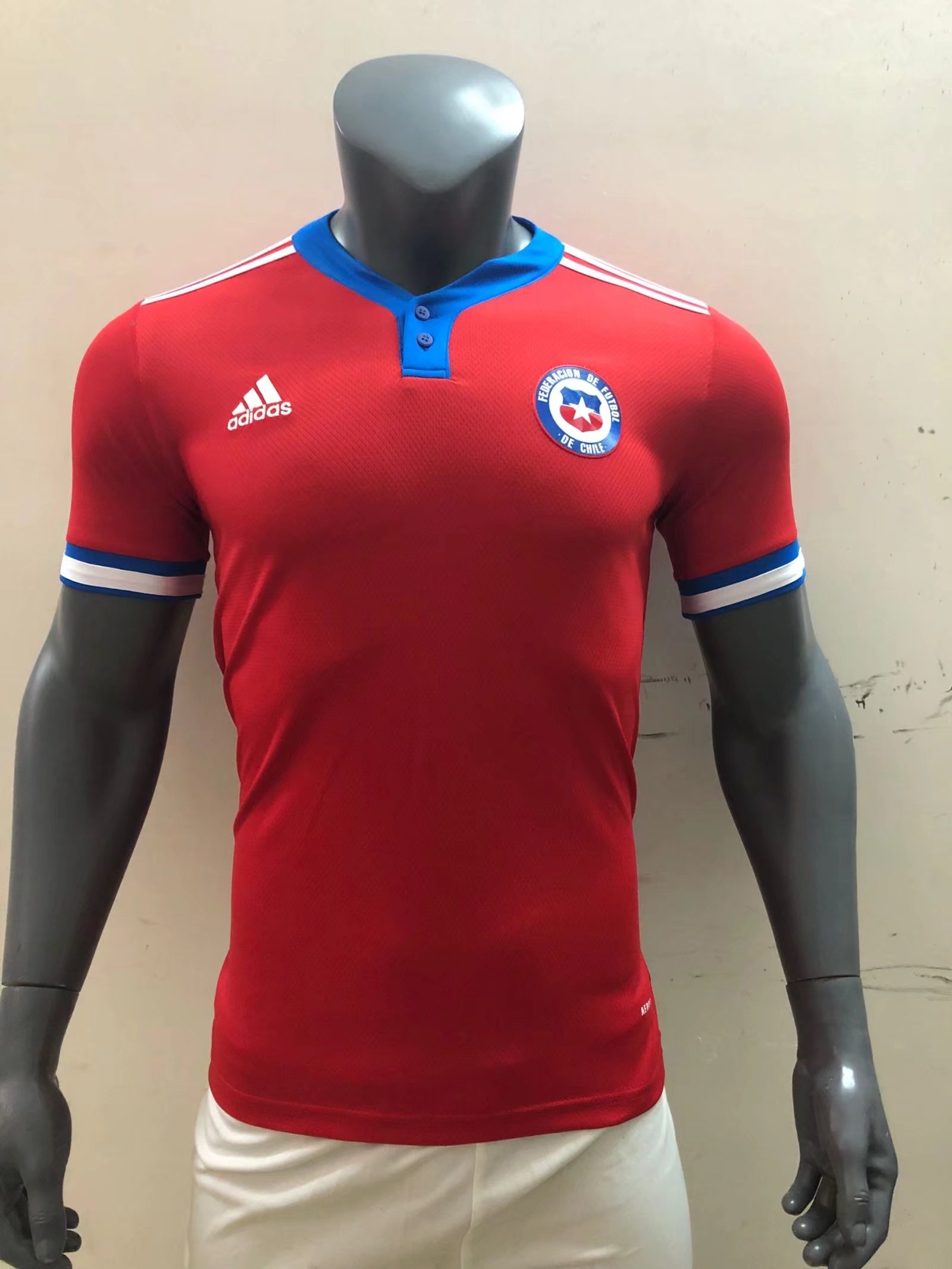 2021/22 Chile Home Red Thailand Soccer Jersey-510/416/809