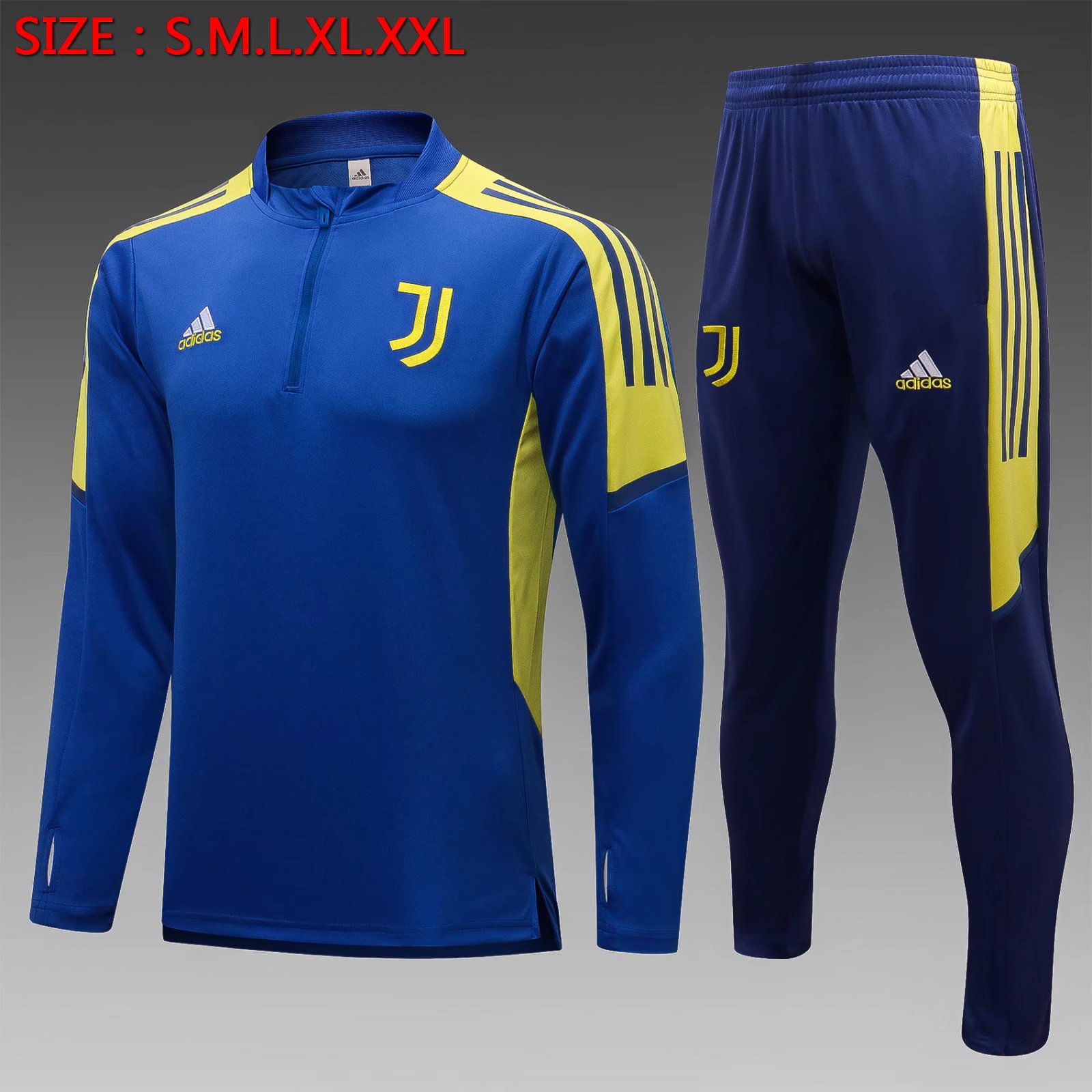 2020/21Juventus FC Cai Blue Thailand Soccer Tracksuit Uniform-815