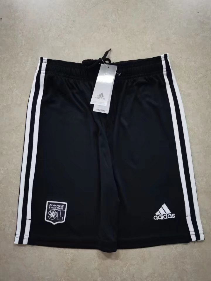 2021/22 Olympique Lyonnais Away Black Thailand Soccer Shorts-315