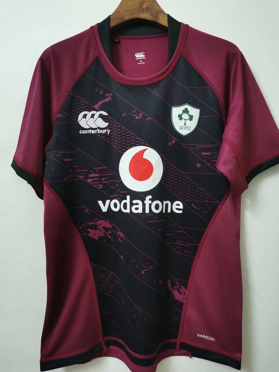 2021-2022 Ireland Away Red & Black Thailand Rugby Shirts-805