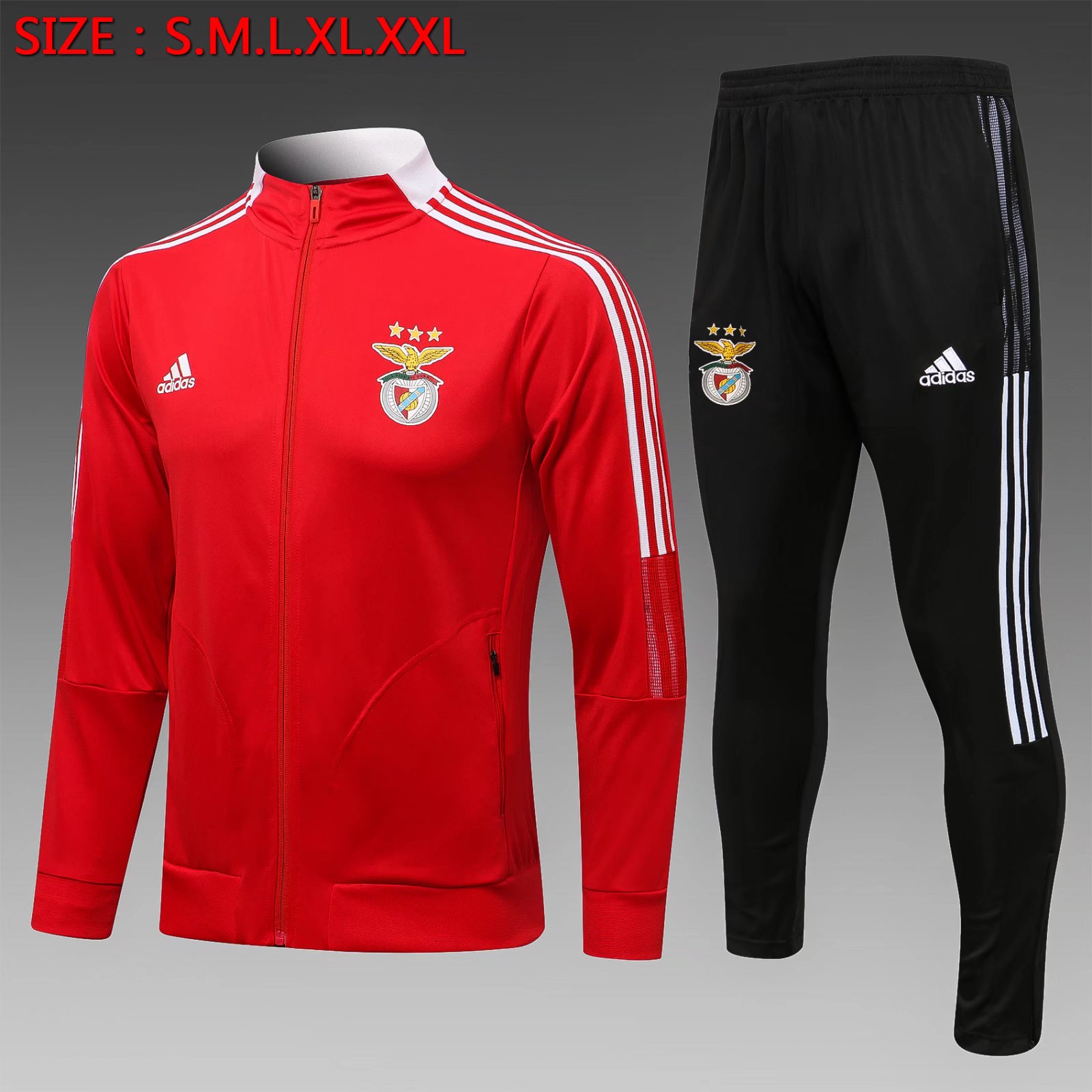 2021-22 Benfica Red Thailand Jacket Uniform-815