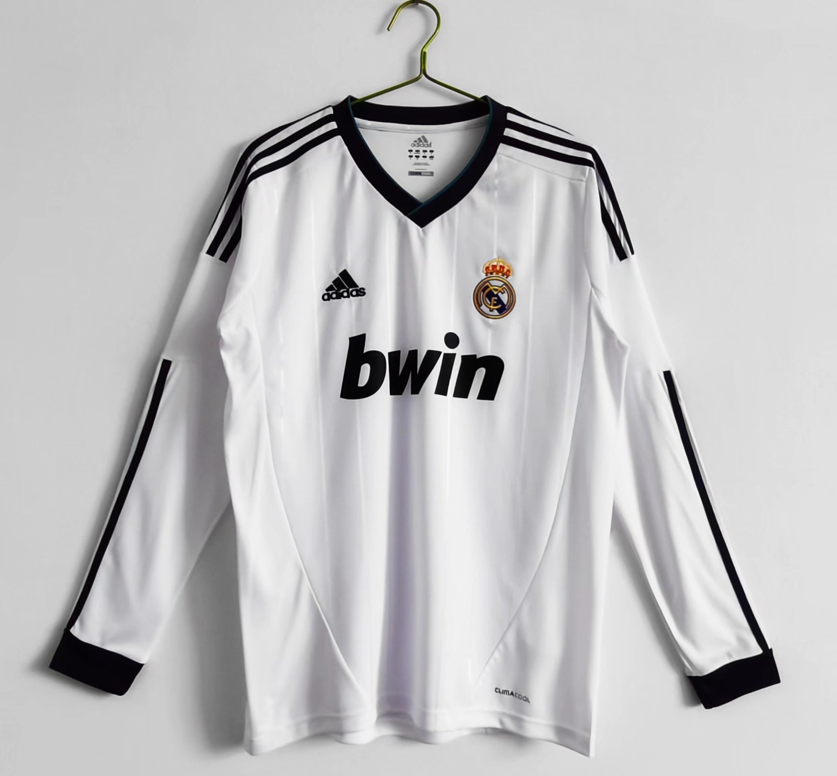 2012-2013 Retro Version Real Madrid Home White Thailand LS Soccer Jersey AAA-710/601