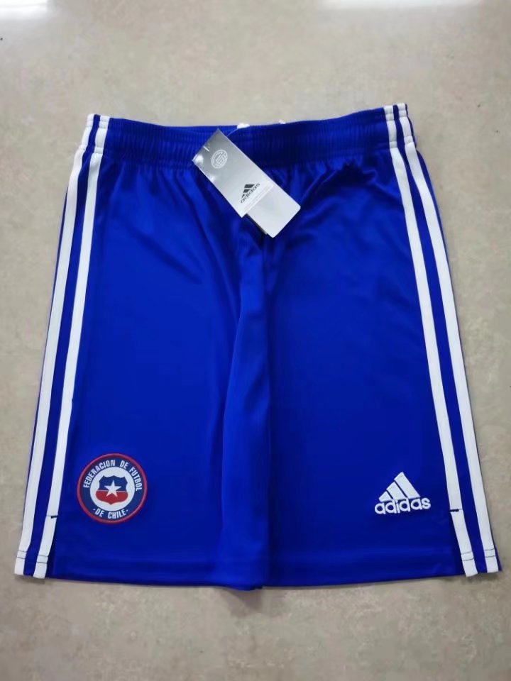 2021/22 Chile Home Blue Thailand Soccer Shorts-315