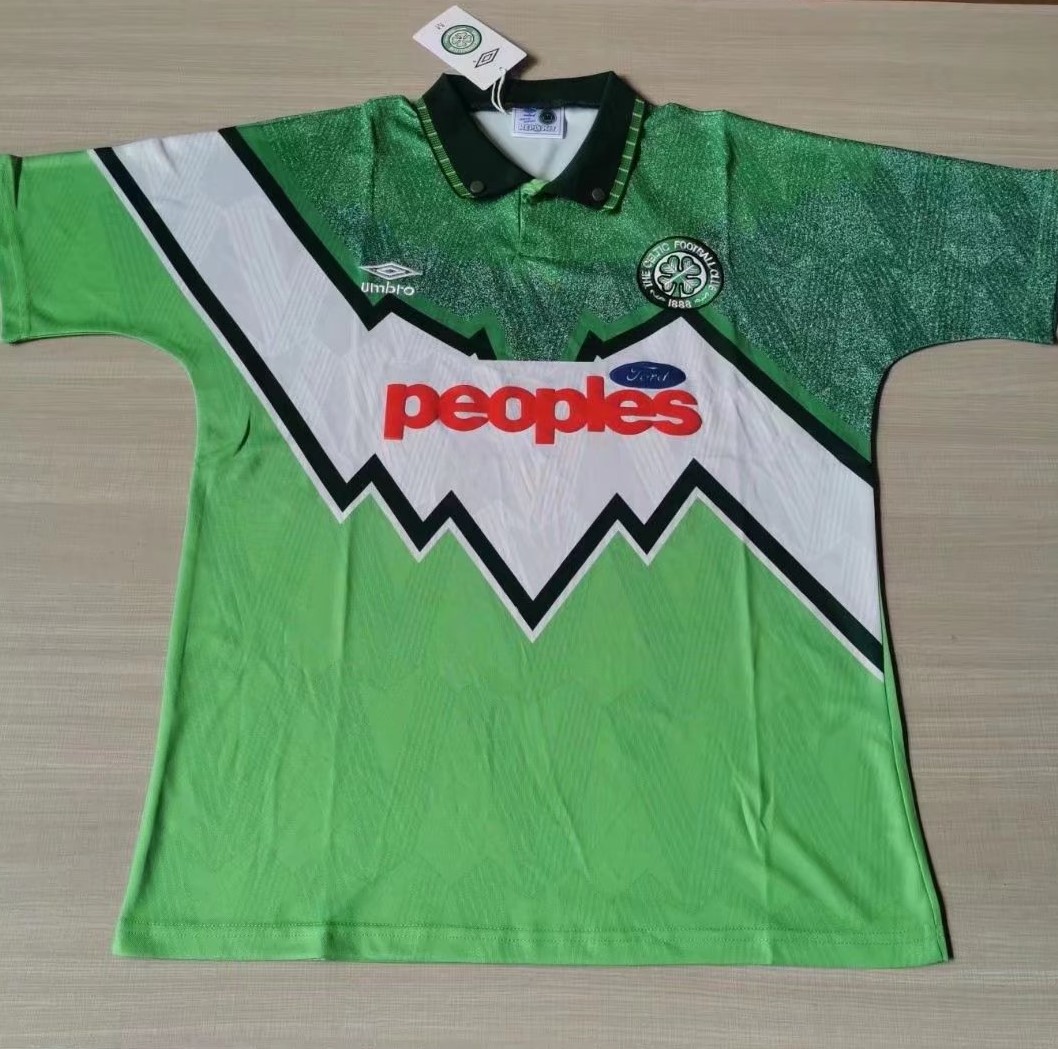 Retro Verison Celtic Green Thailand Soccer Jersey AAA-41