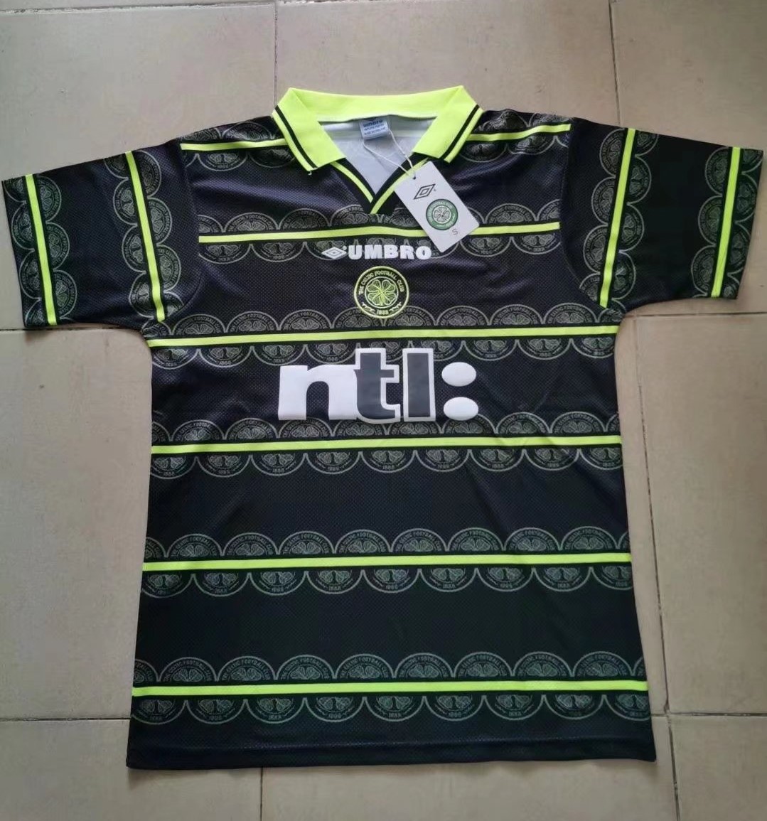 Retro Verison Celtic Black Thailand Soccer Jersey AAA-41