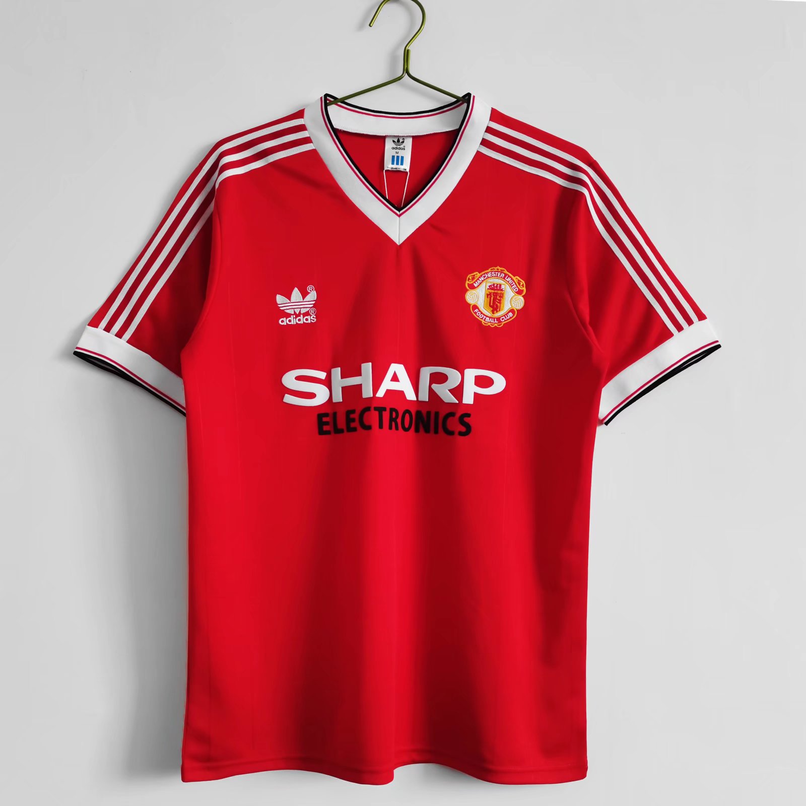 1983 Retro Manchester United Home Red Thailand Soccer Jersey AAA-710