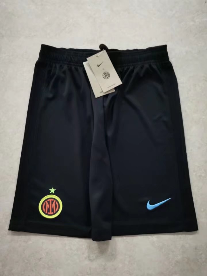 2012 Retro Version Inter Milan 2nd Away Black Thailand Soccer Shorts-509/315