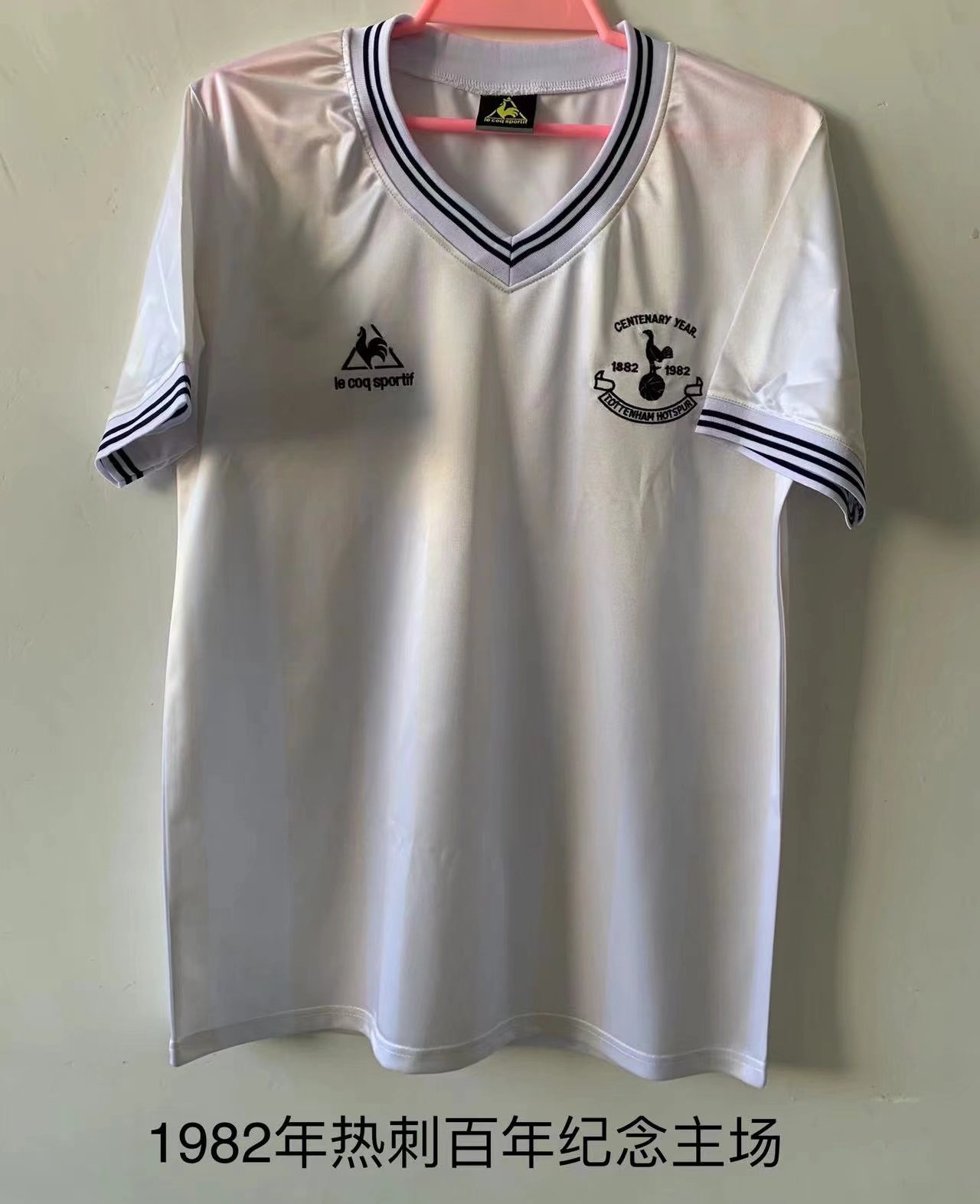 1982 Retro Version Tottenham Hotspur Home White Thailand Soccer Jersey AAA-709