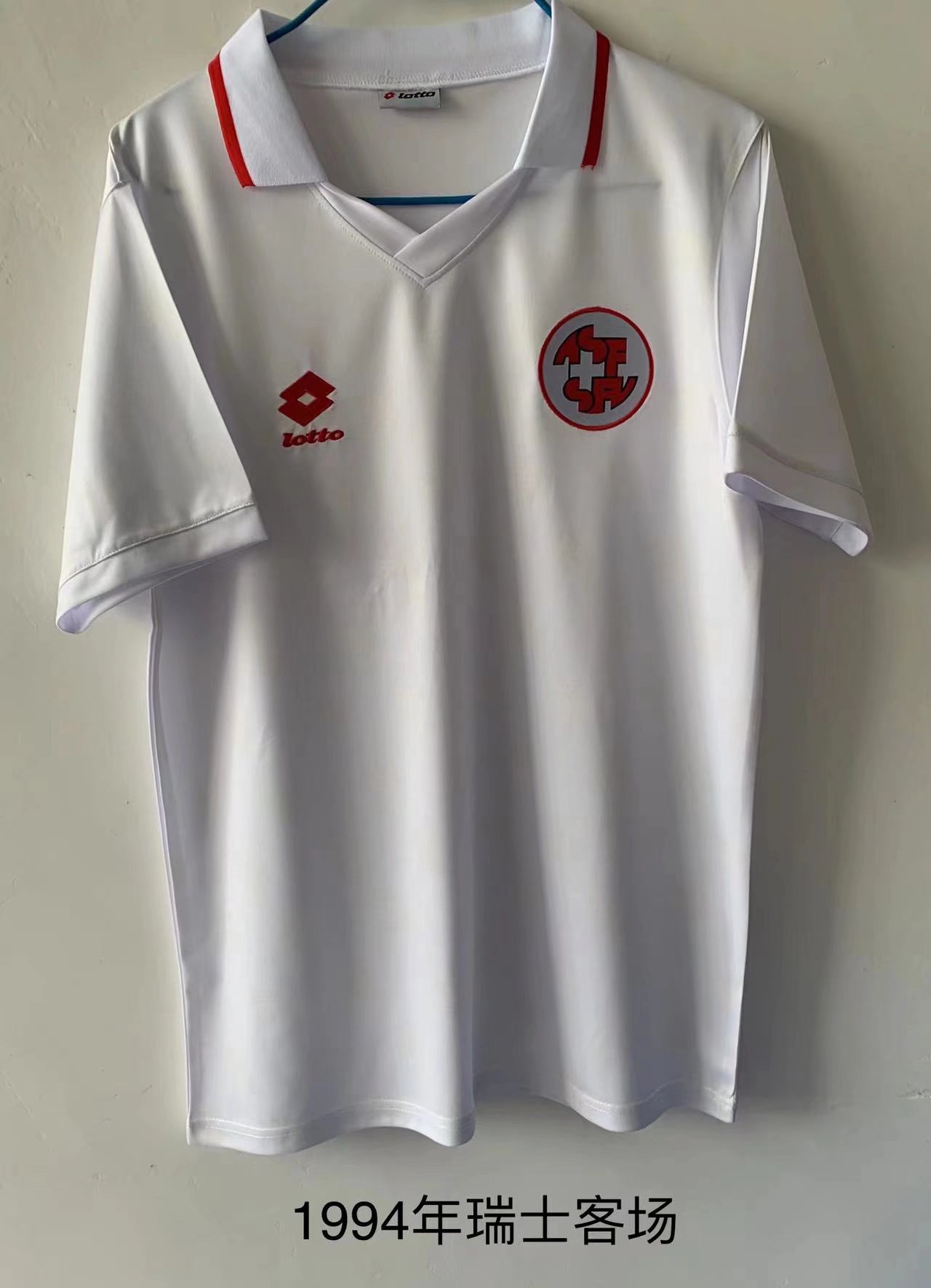 1994 Retro Version Switzerland Away White Thailand Soccer Jersey AAA-709