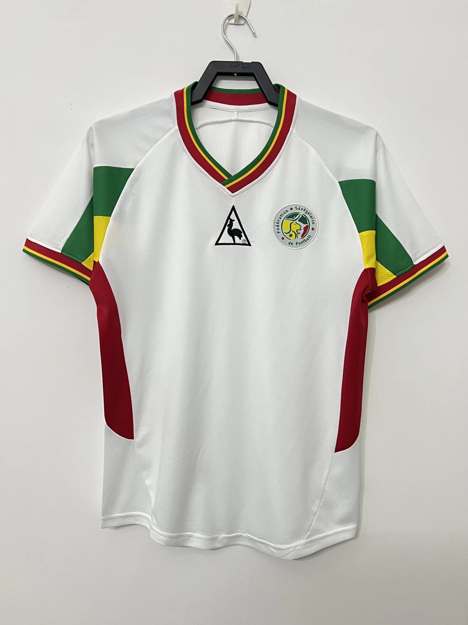 2002 Retro Version Senegal Away White Thailand Soccer Jersey AAA-311