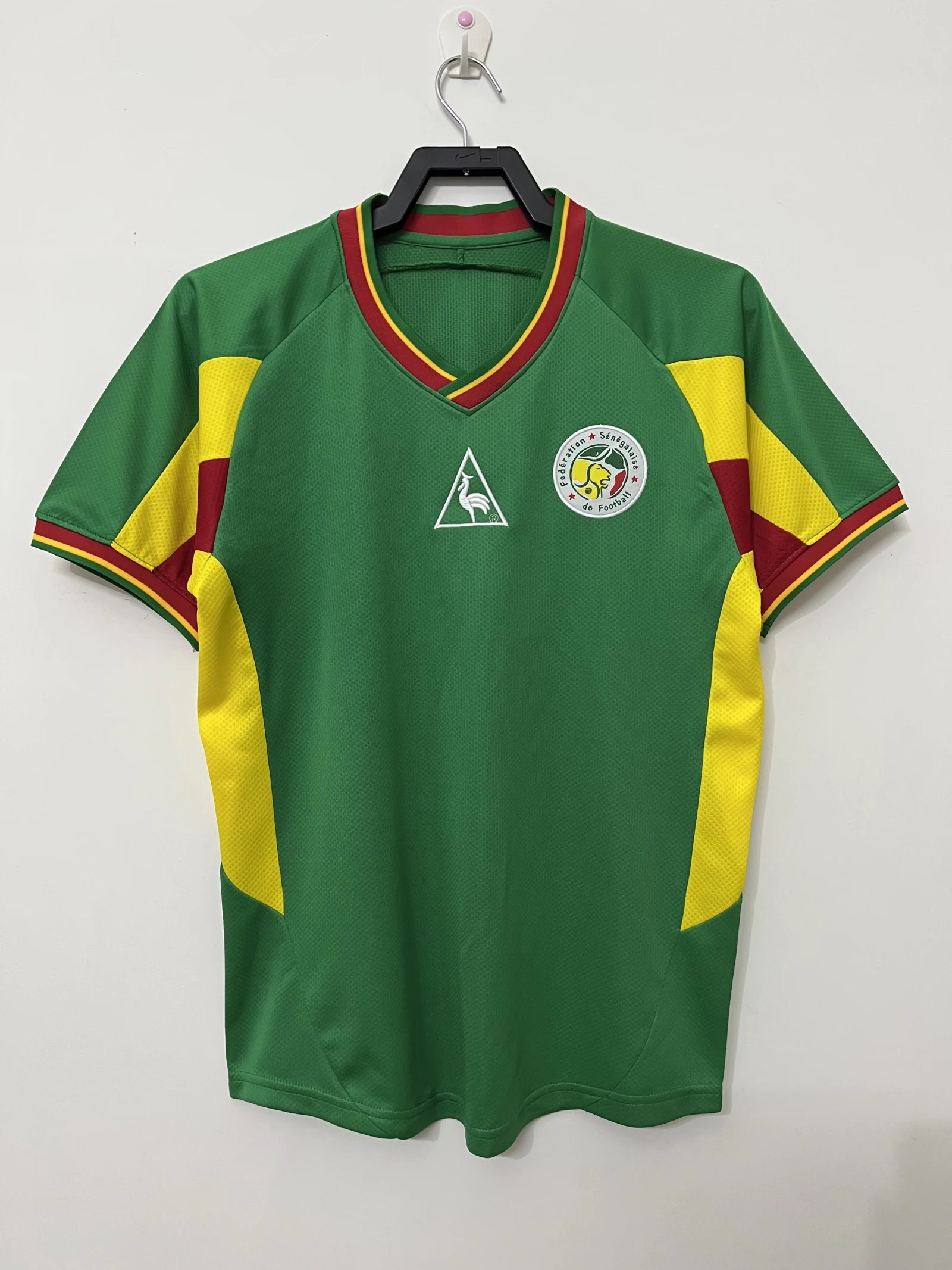 2002 Retro Version Senegal Green Thailand Soccer Jersey AAA-311