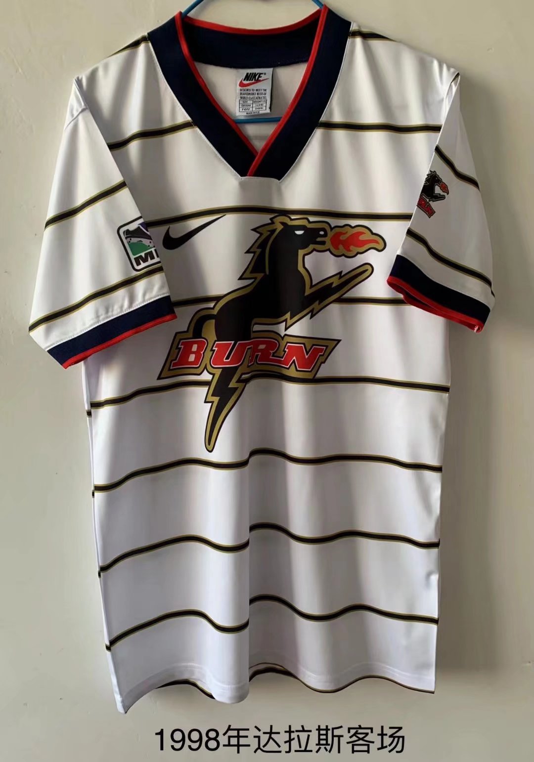 1998 FC Dallas Away White Thailand Soccer Jersey AAA-709