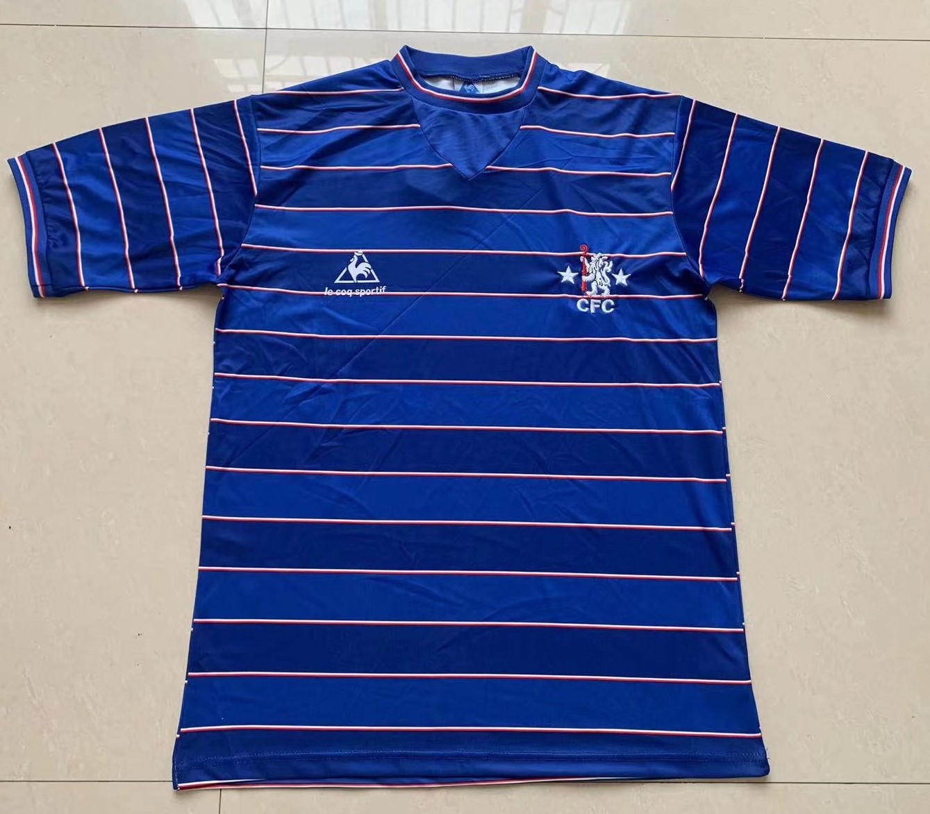 83-85 Retro Version Chelsea Blue Thailand Soccer Jersey AAA-1040