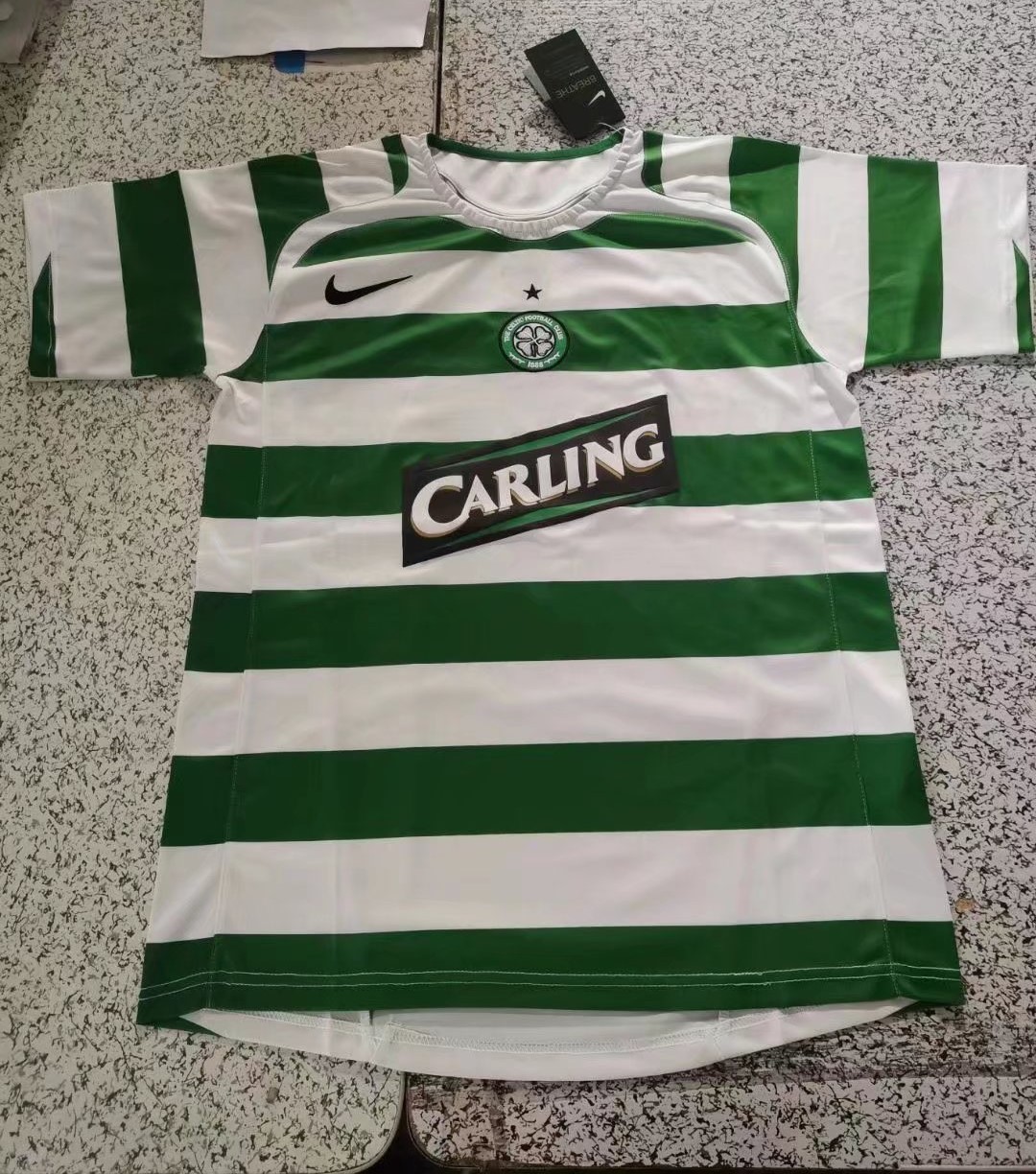 05-06 Retro Verison Celtic Home White & Green Thailand Soccer Jersey AAA-2041/1041