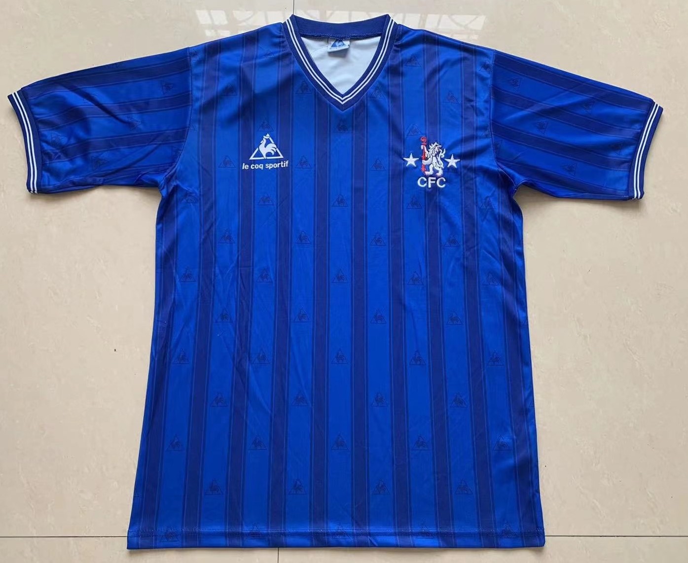 85-87 Retro Version Chelsea Blue Thailand Soccer Jersey AAA-1040