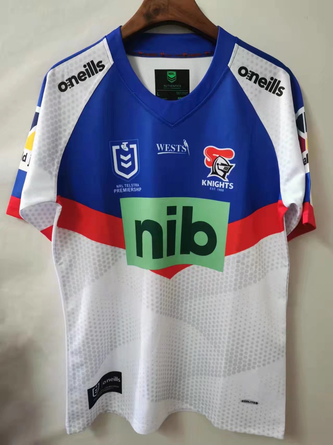 2022 Boland Cavaliers Away White & Blue Thailand Rugby Shirts-805