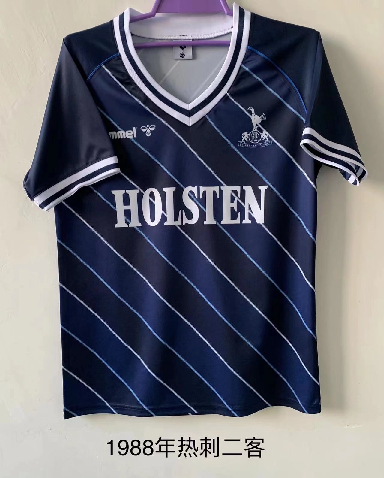 1988 Retro Version Tottenham Hotspur 2nd Royal Blue Thailand Soccer Jersey AAA-709