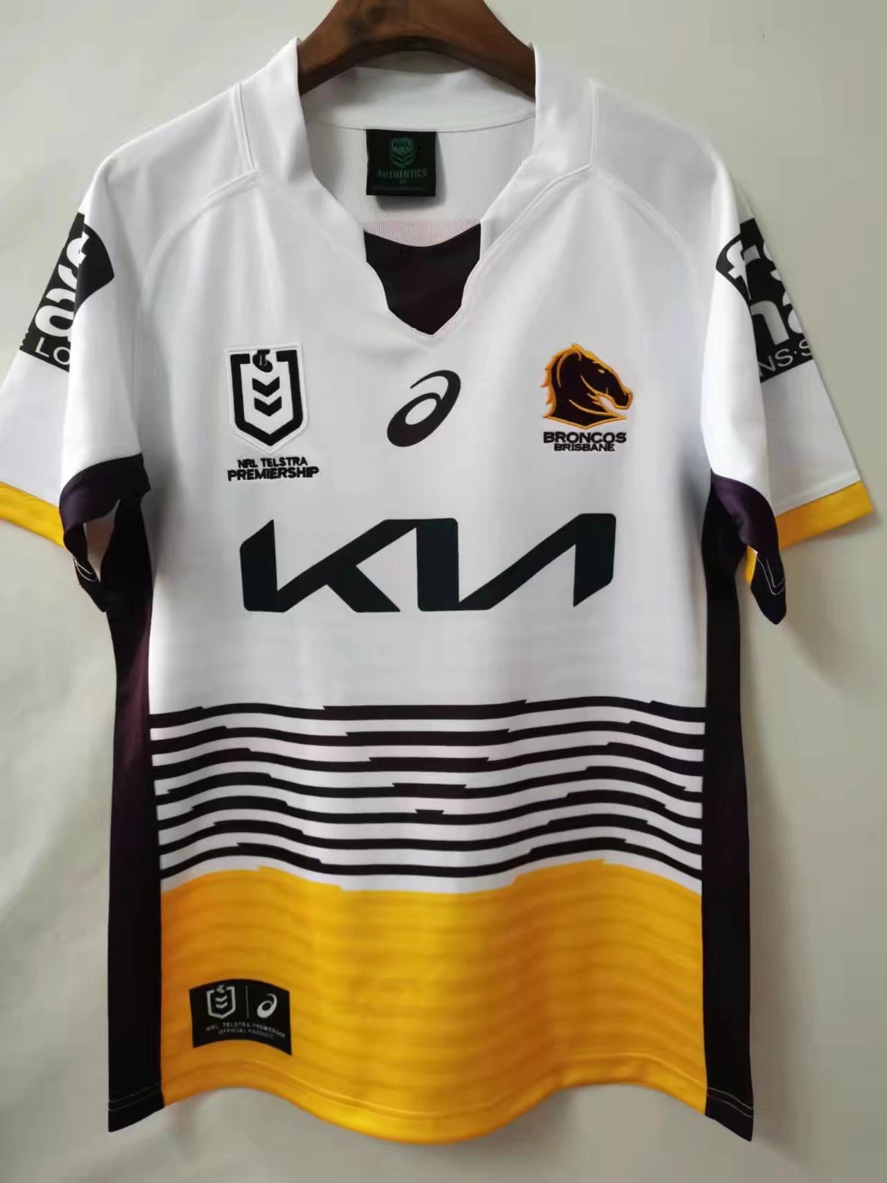 2022 Broncos White Thailand Rugby Shirts-805