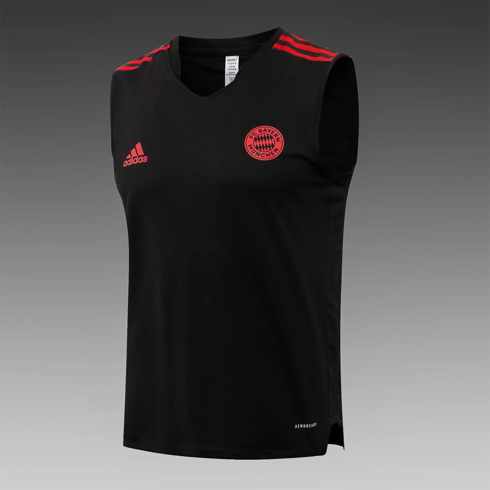 2021-22 Bayern München Black Thailand Soccer Vest -815