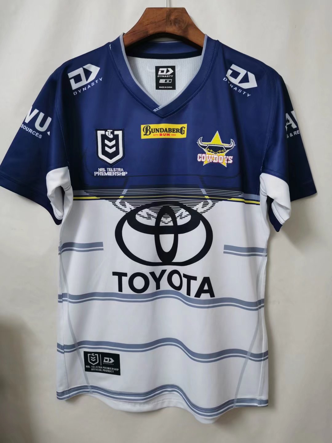 2022 Season Cowboys Blue & White Thailand Rugby Shirts-805