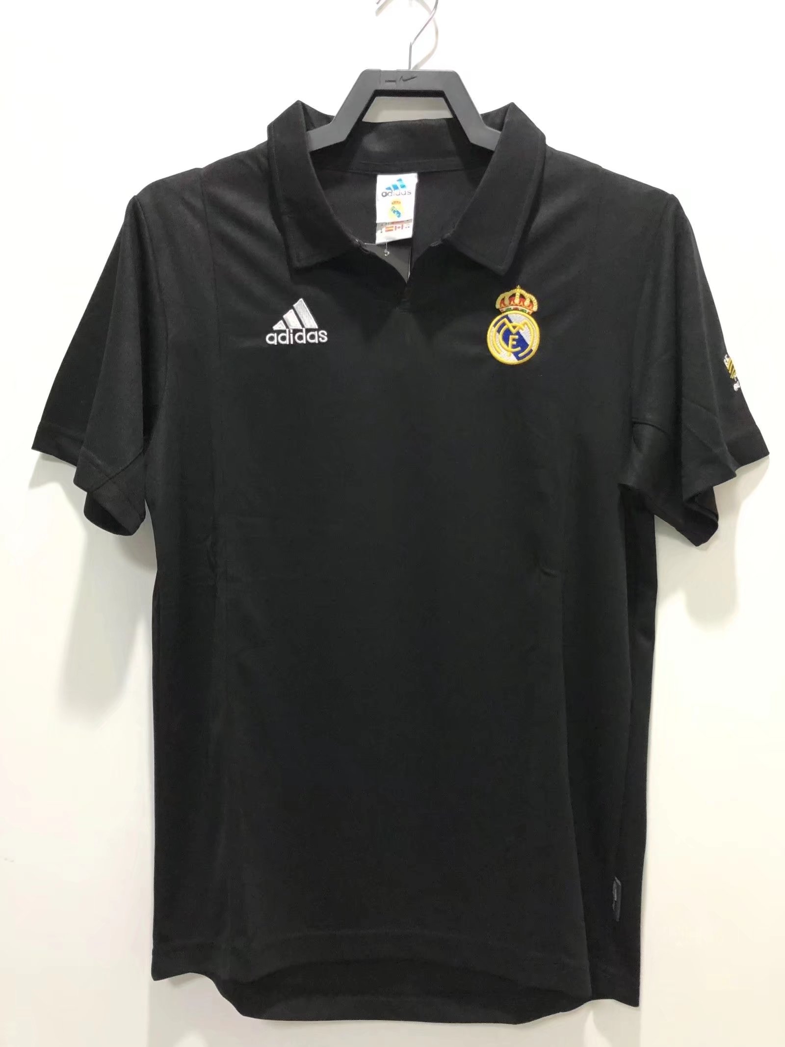 2002-2003 Retro Version Real Madrid Away Black Thailand Soccer Jersey AAA-811