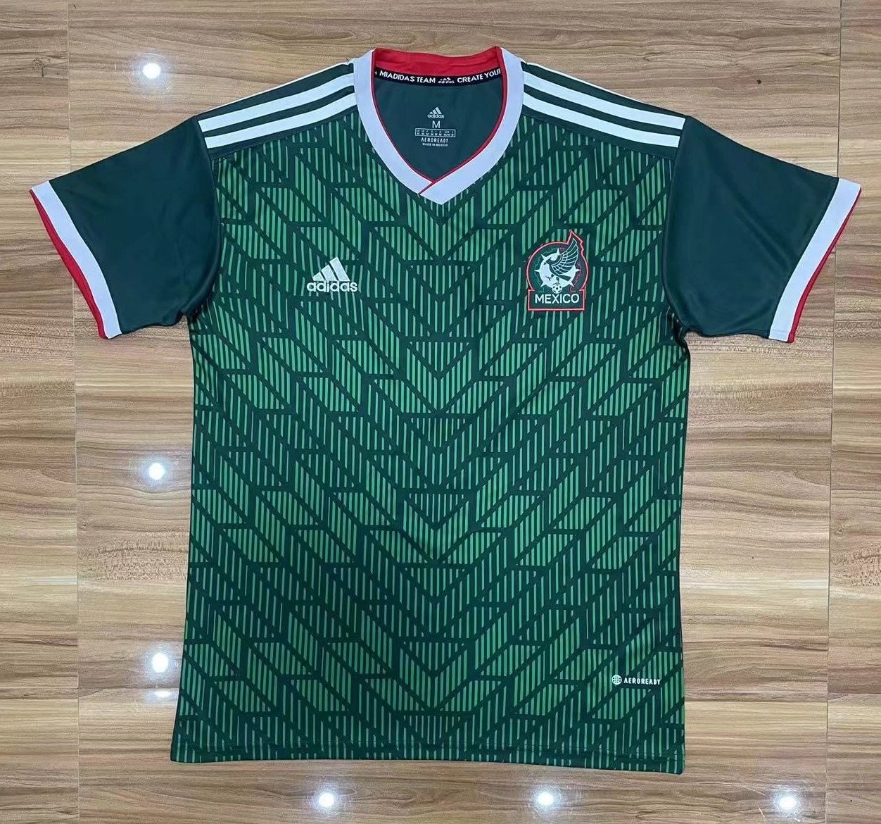 2021-22 Mexico Home Green Thailand Soccer Jersey AAA-07