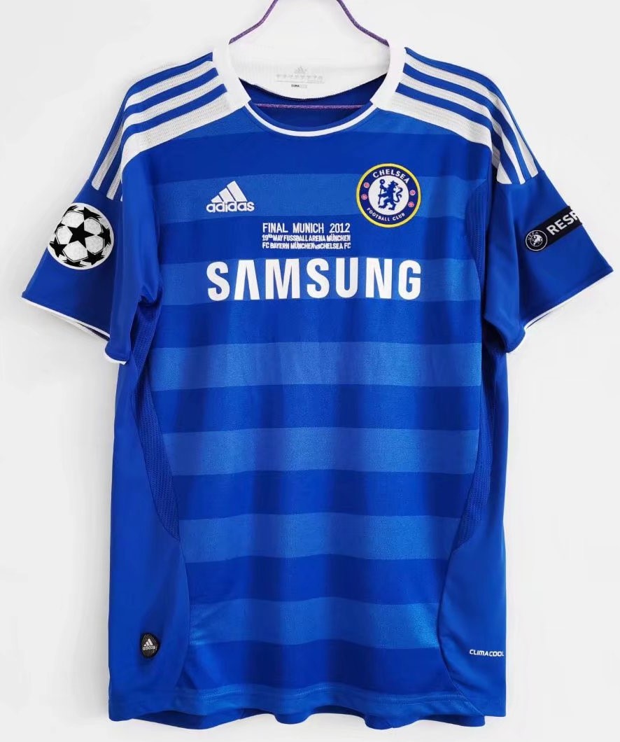 11-12 Retro Version Chelsea Home Blue Thailand Soccer Jersey AAA-503