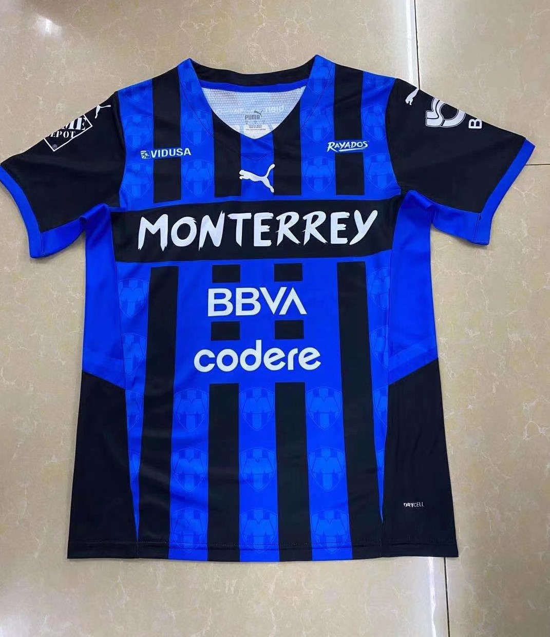 2021/2022 Monterrey 2nd Away Blue & Black Thailand Soccer Jersey AAA-07