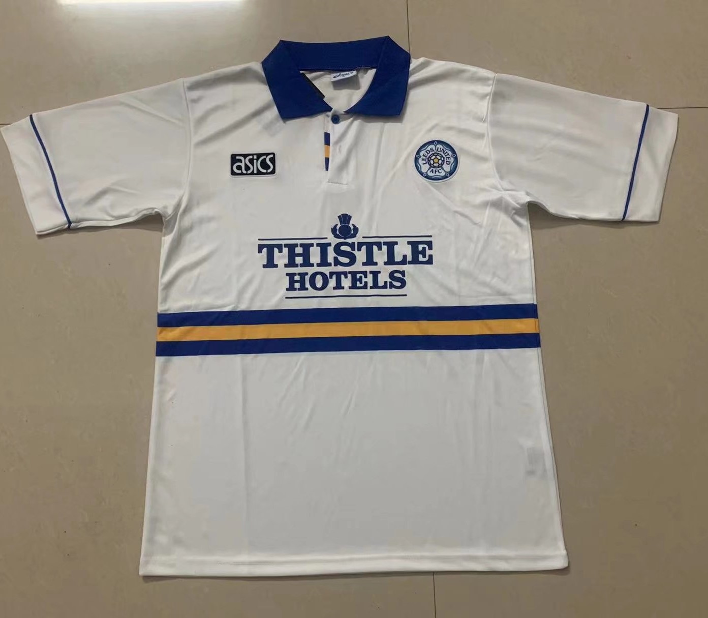 93-95 Retro Version Leeds United Home White Thailand Soccer jersey AAA-1040