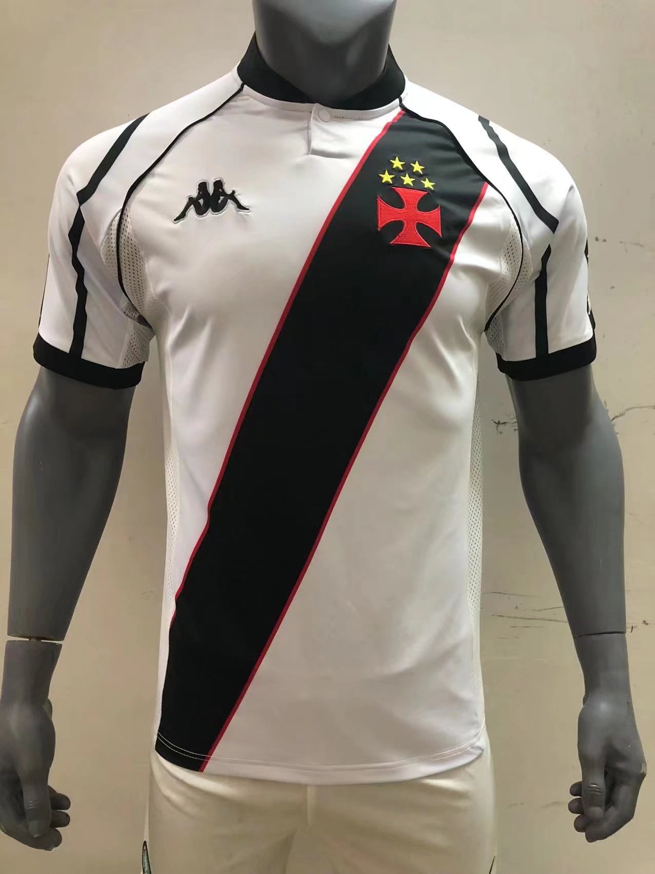 98 Retro Version CR Vasco da Gama Away White Thailand Soccer Jersey AAA-416