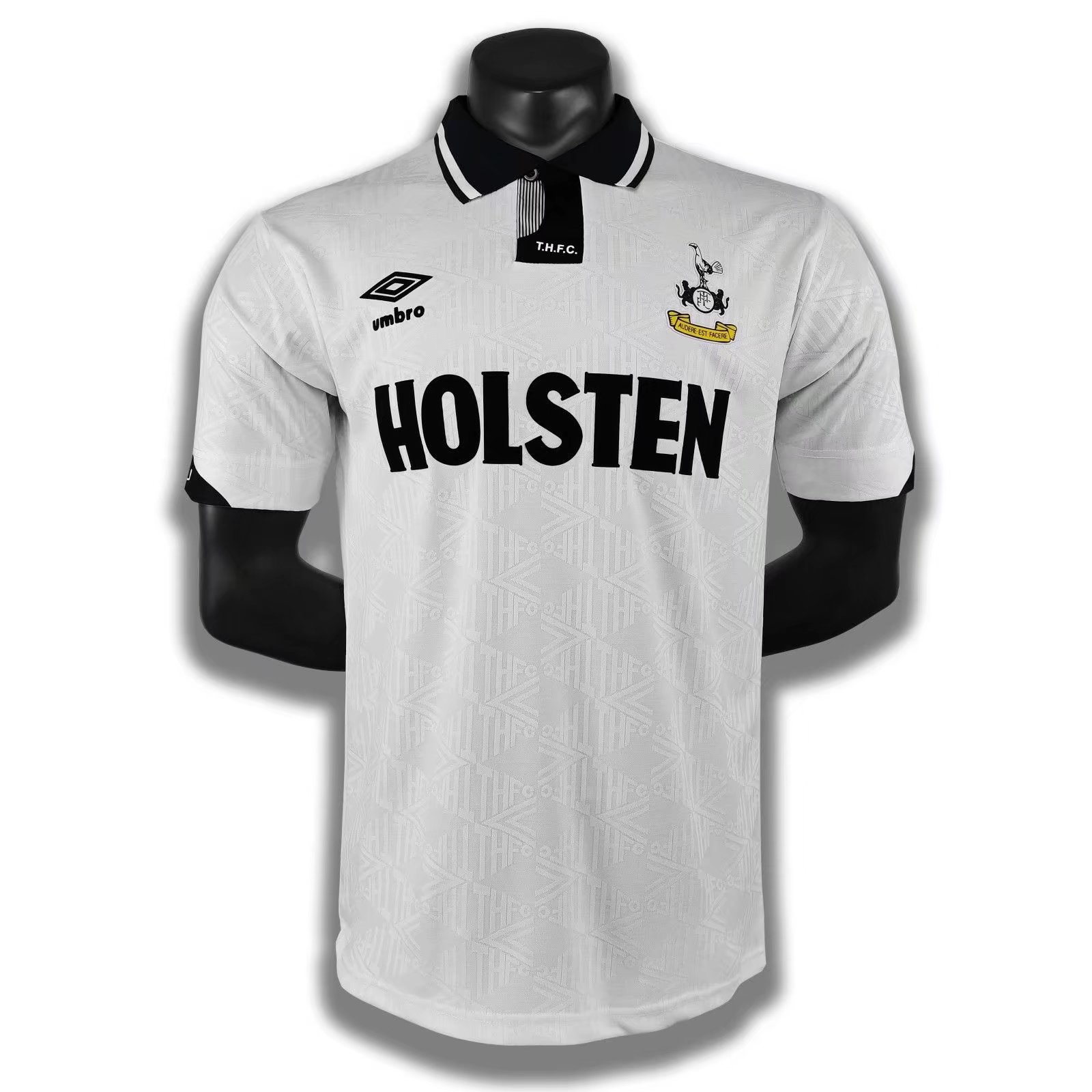 1990 Retro Version Tottenham Hotspur Home White Thailand Soccer Jersey AAA-710