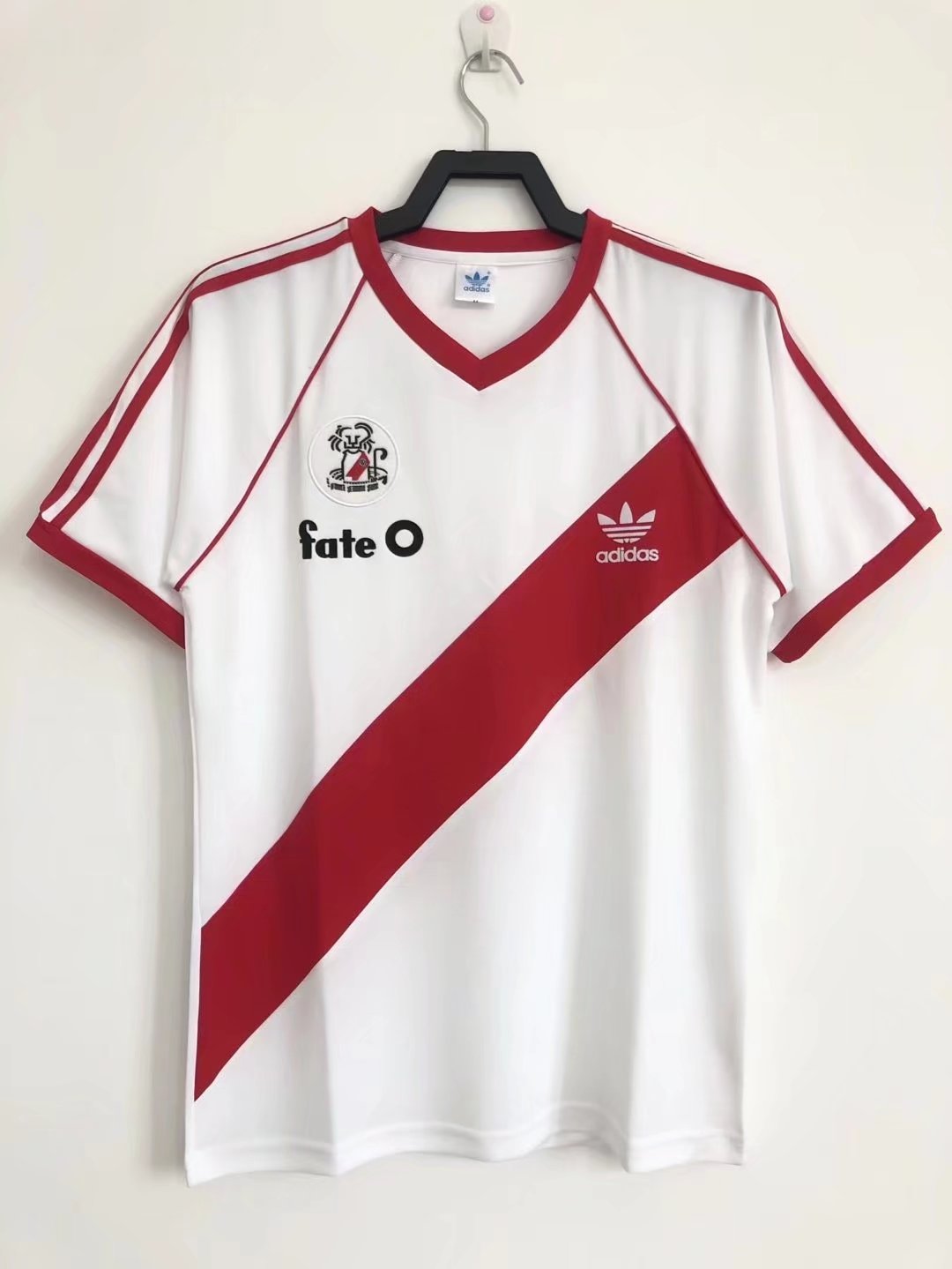 86 Retro Version CA River Plate Home White Thailand Soccer Jersey AAA-811/503/905